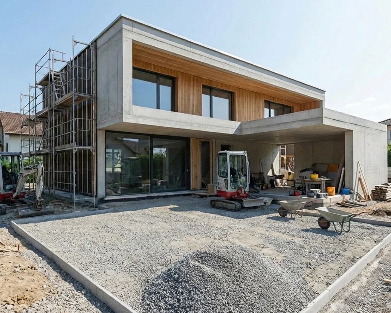 Aussenanlagen Vorher