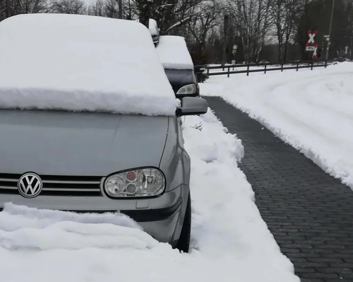 Winterdienst Villingen-Schwenningen.Vorher